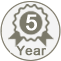 5 Year Warranty Against Manufacturing Defects